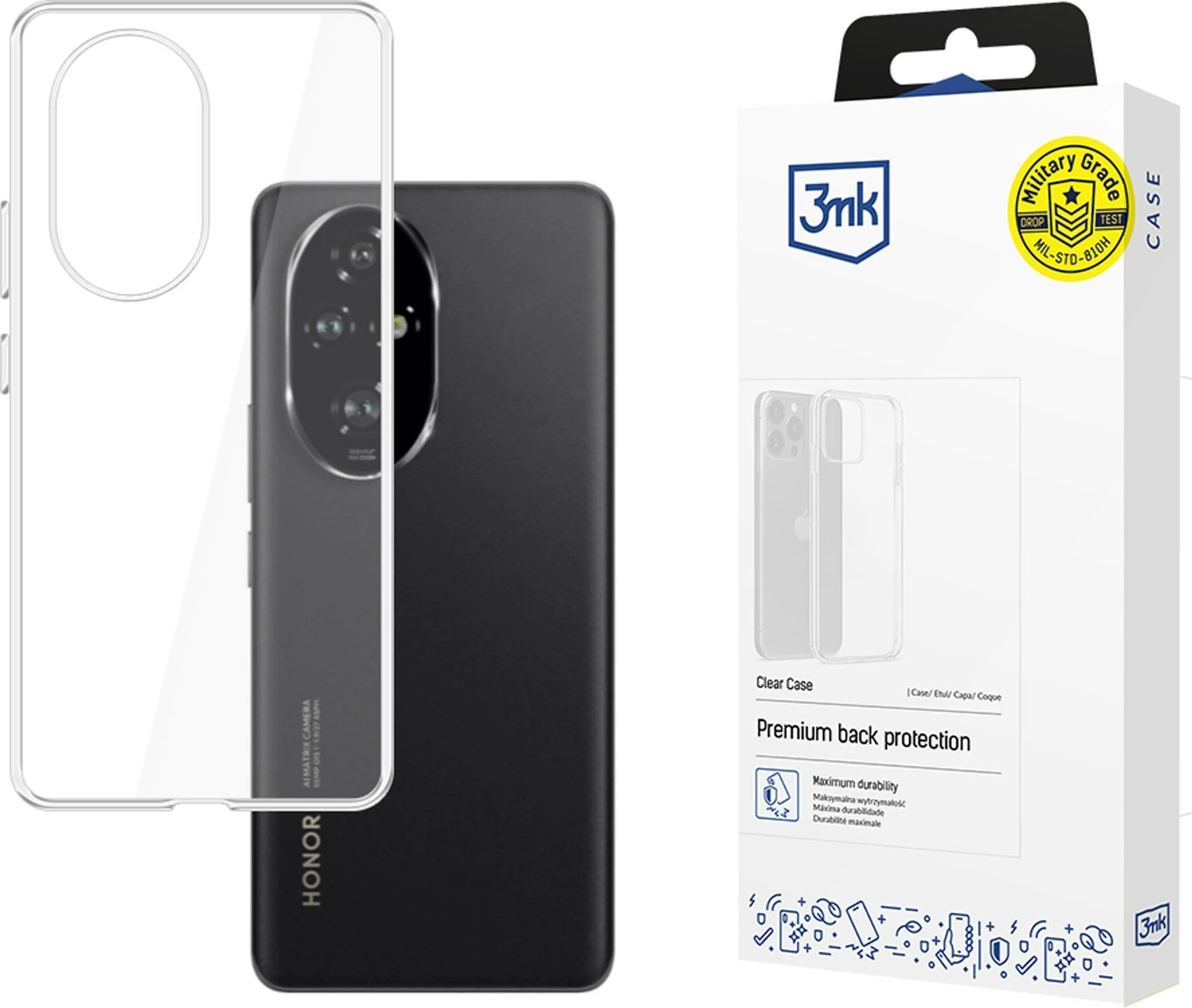 Mbështjellës 3mk Clear Case për Honor 20, transparent