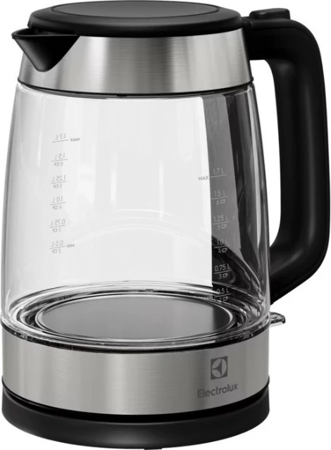 çajnik elektrik, Electrolux, Create 4 E4GK1-4GB, 1.7 L, 2200 W, e zezë/çelik/transparente