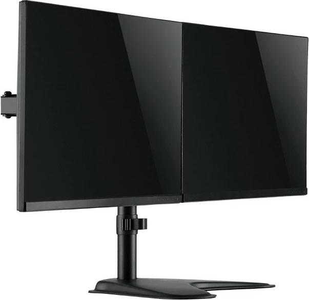 Mbajtës tavoline për 2 monitorë LogiLink BP0099, 17-32 inç, Çelik, i zi