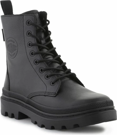 Këpucë Palladium Pallatrooper Off Lth për meshkuj dhe femra, të zeza