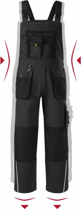 Pantallona për meshkuj Rimeck, gri të errët