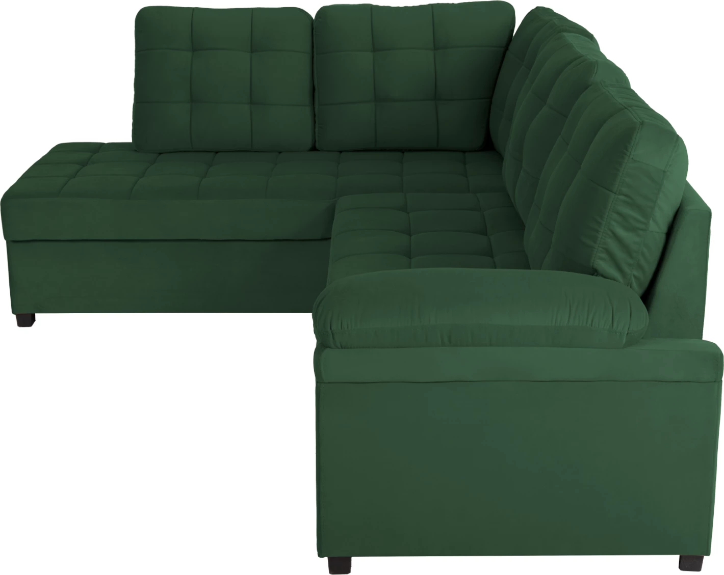 Kënd divani JADE me krevat, ngjyrë cypress, FH3144.05L, 250x80-180x73-88H cm