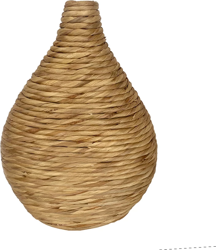 Vazo dekorative Ios, bambu natyrale, 31x31x44cm