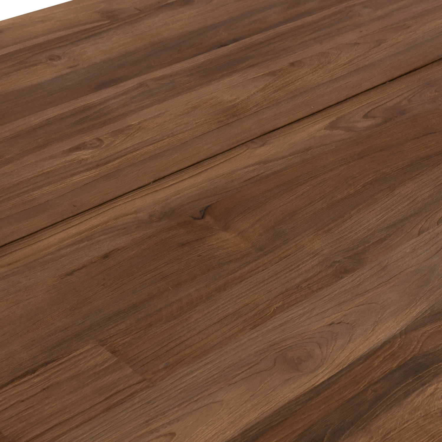 Tavolinë ngrënie Bontang, dru TEAK i ricikluar, ngjyrë natyrale rustike, 200x90x76 cm