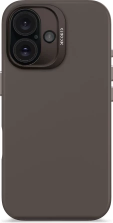 Mbështjellës Decoded AntiMicrobial Silicone me MagSafe për iPhone 16, Kafe e errët