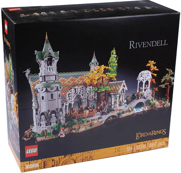 set LEGO Icons Lord of the Rings Rivendell 10316, 6167 pjesë, 18+