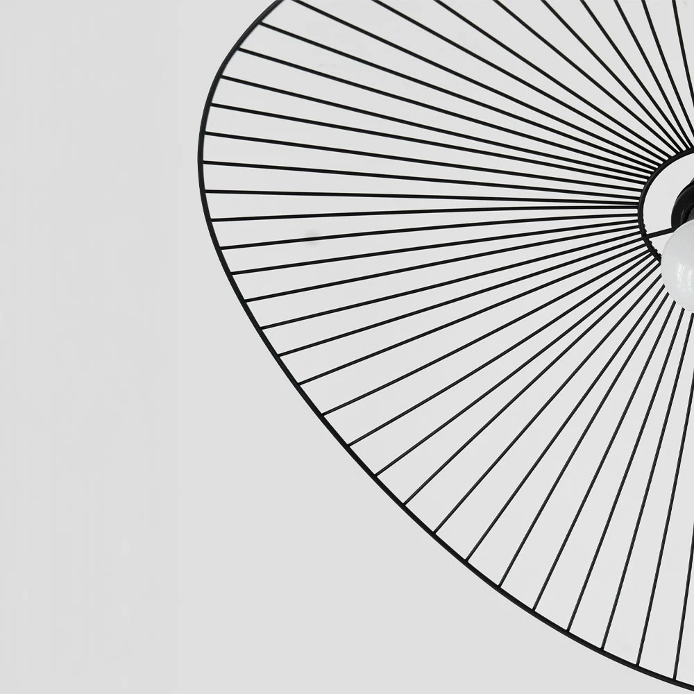 Llambë tavani ANDALUCIA, metal i zi, 61x58x14cm