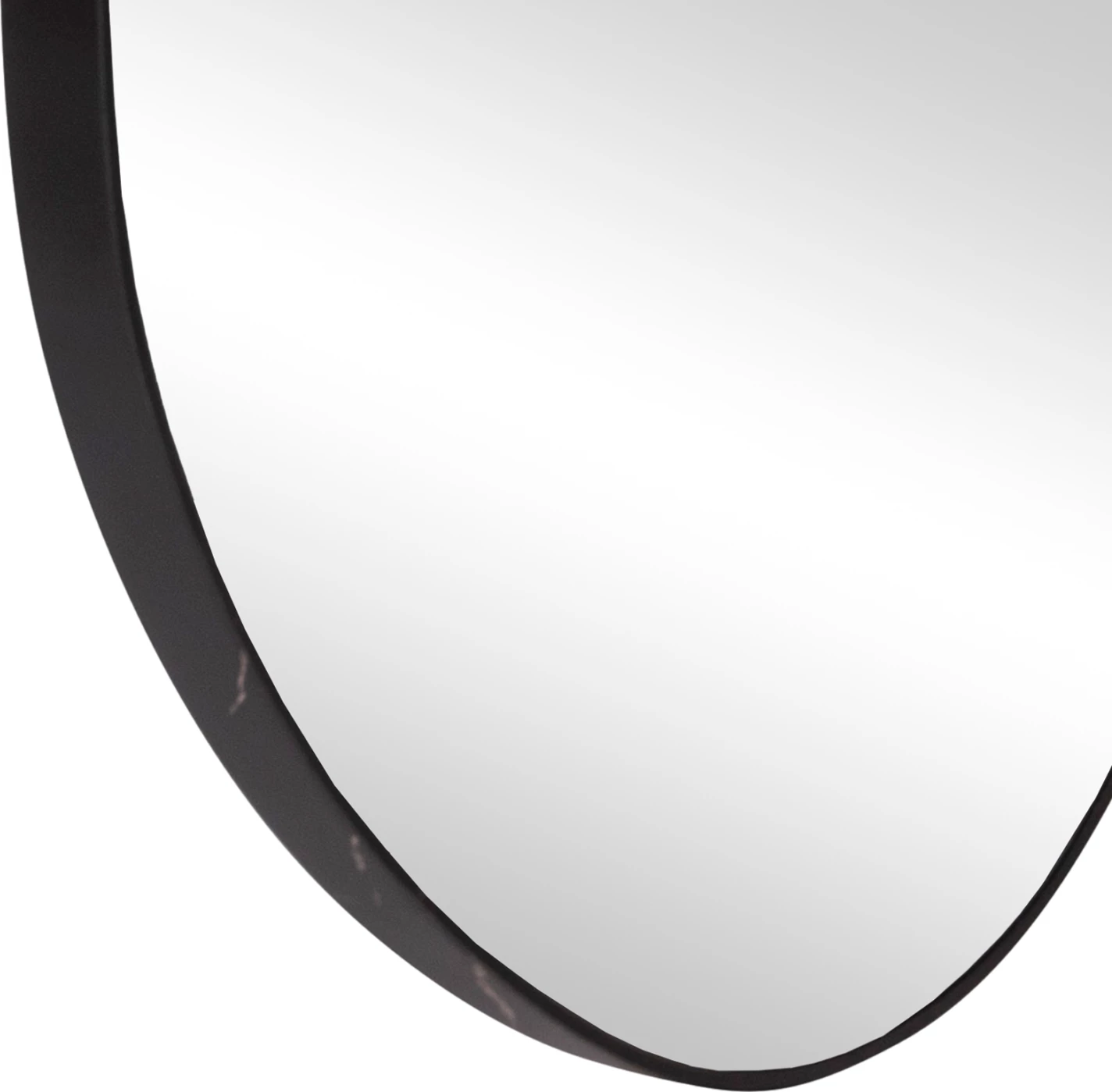 Pasqyrë muri DROP FH4488.01 kornizë MDF ngjyrë mermeri të zi 50x80H cm.