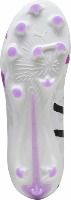 Atlete futbolli Puma për fëmijë, të bardha dhe vjollcë