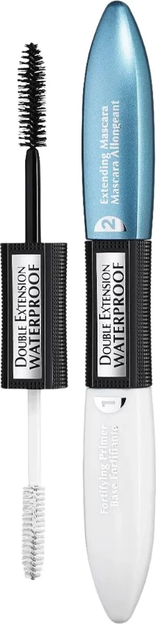 Maskarë për qerpikë Loreal Paris Double Extension Waterproof, Black, 7 ml