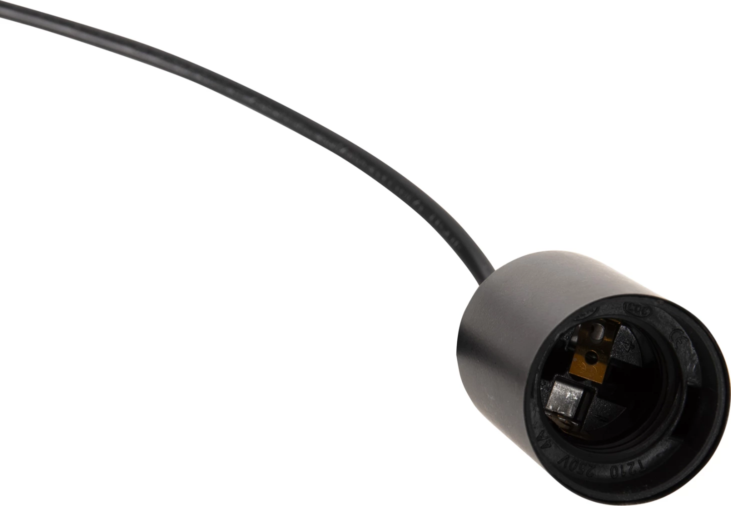 Llambë varëse tavani 4-drita, metal i zi, forma gjeometrike, FH4099, 70x38x106H cm