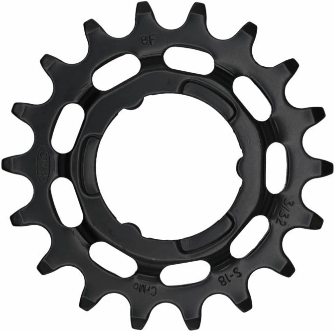 Dhëmbëz për biçikletë elektrike Shimano, e zezë