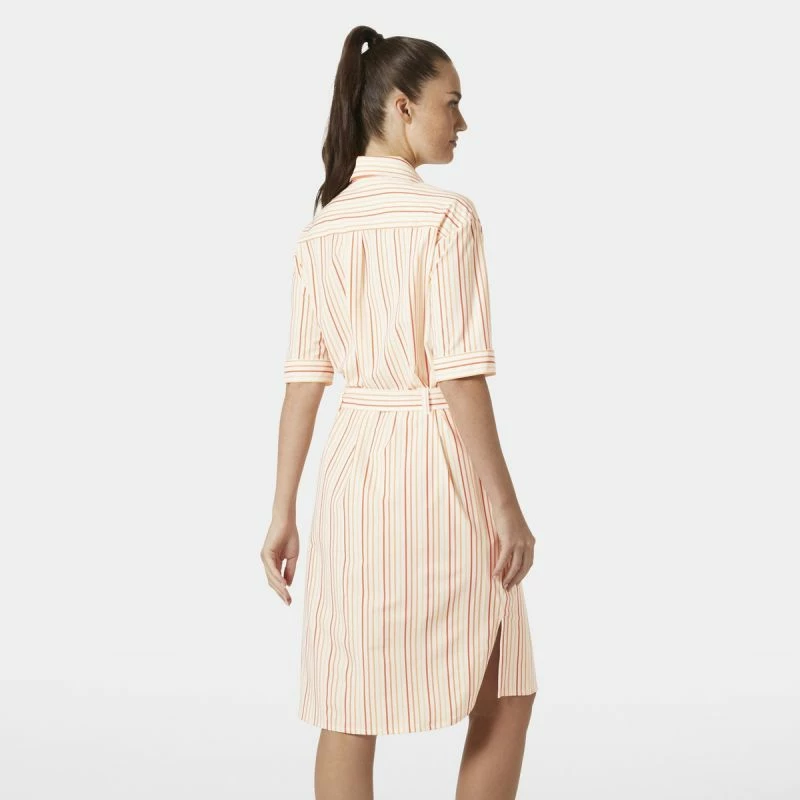 Fustan këmishë Helly Hansen për femra, bezhë