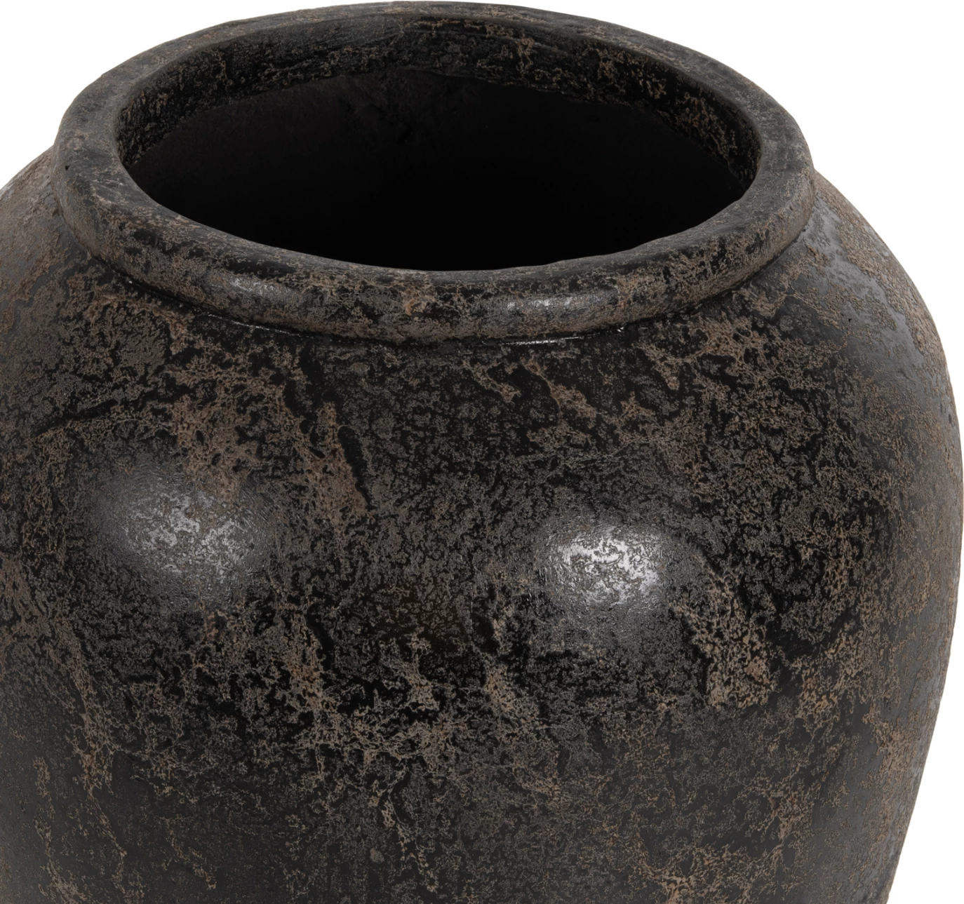 Vazo dekorative për dysheme SPARTA FH7934 ngjyrë e zezë Φ66x85Hcm