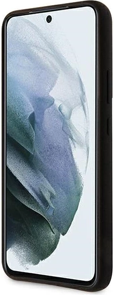 Mbështjellës Mercedes Silicone për Samsung Galaxy S22+, i zi