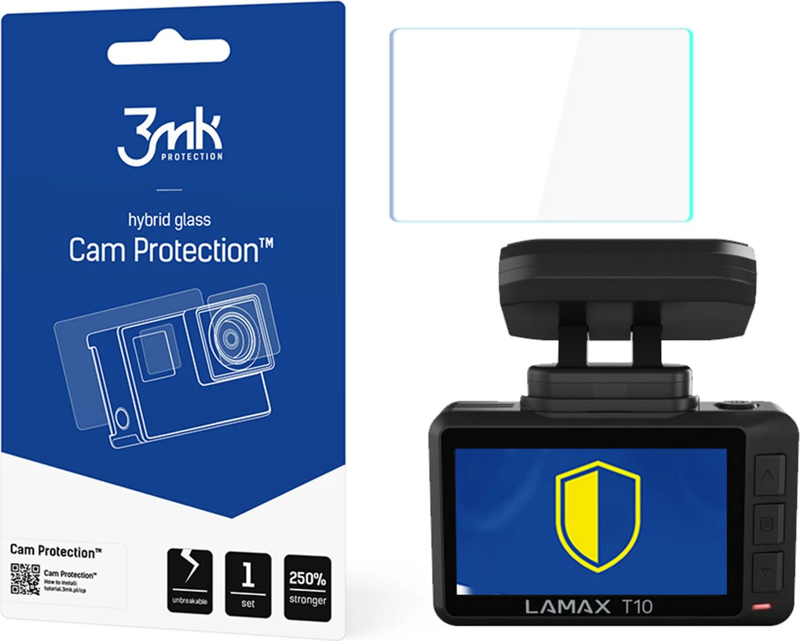 Xham mbrojtës hibrid për kamera 3mk Protection Cam Protection për Lamax T10