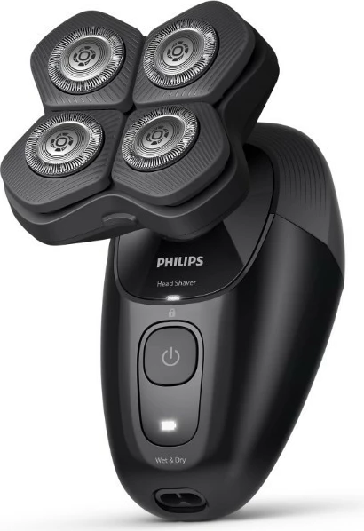 Makinë rroje për kokë, Philips Pro Series 5000 HS5980/15, Wet & Dry, 60 min pa kabllo, kokë fleksibile 360°, USB-A (pa adapter), e zezë