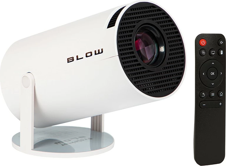 Projektor portabil BLOW HY300 me AndroidTV, FullHD, i bardhë
