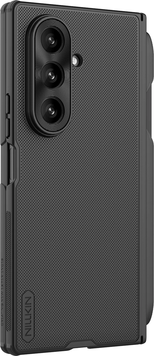 Mbështjellës, Nillkin, Super Frosted Shield Fold Magnetic për Samsung Galaxy Z Fold 7, kompatibil me MagSafe, hapësirë për S Pen, e zezë