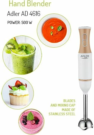 mikser shkop ADLER AD4616 300W/500W, bezhë