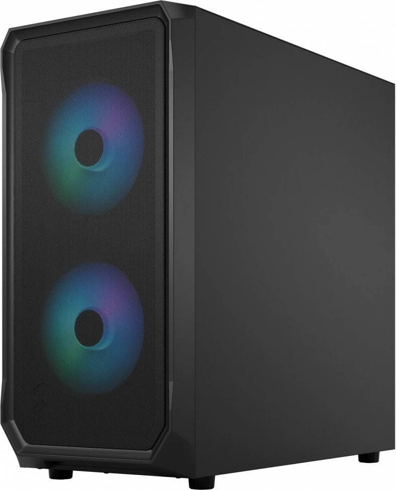 Kasë Fractal Design Focus 2 RGB, Midi Tower, ATX, Xham i temperuar, E zezë