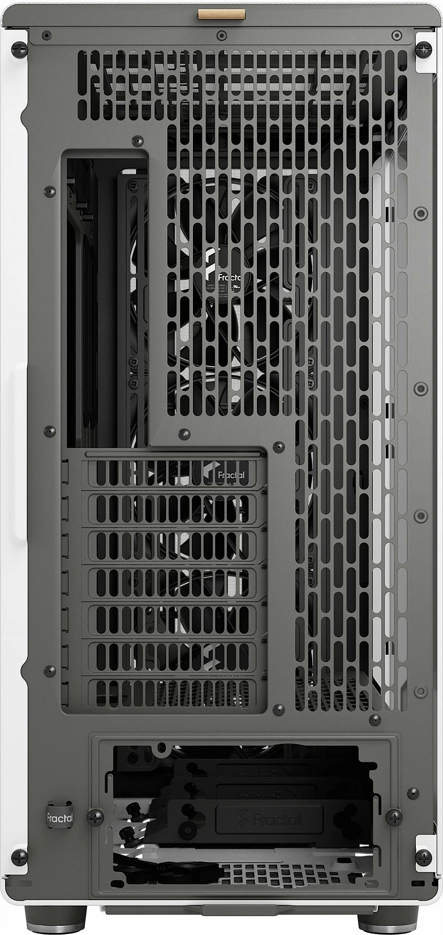 Kasë Fractal Design FD-C-NOR1X-04, Midi Tower, PC, White, ATX, EATX, micro ATX, Micro-ITX