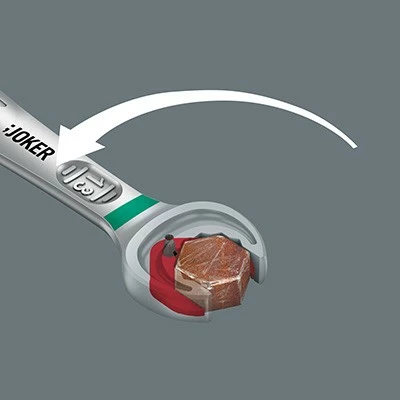 Set çelësa kombinues Wera Joker 11 copë, 8-19mm, çelik inox, mat, me kuti bartëse