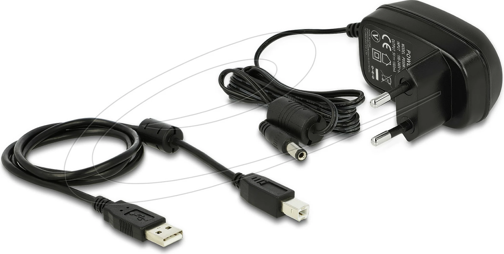 Adapter USB në serial LANCOM DeLOCK 61860, 8 porte, e zezë