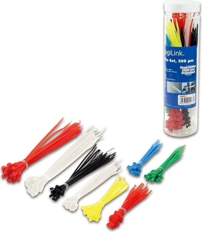 Komplet lidhëse LogiLink, 200 copë