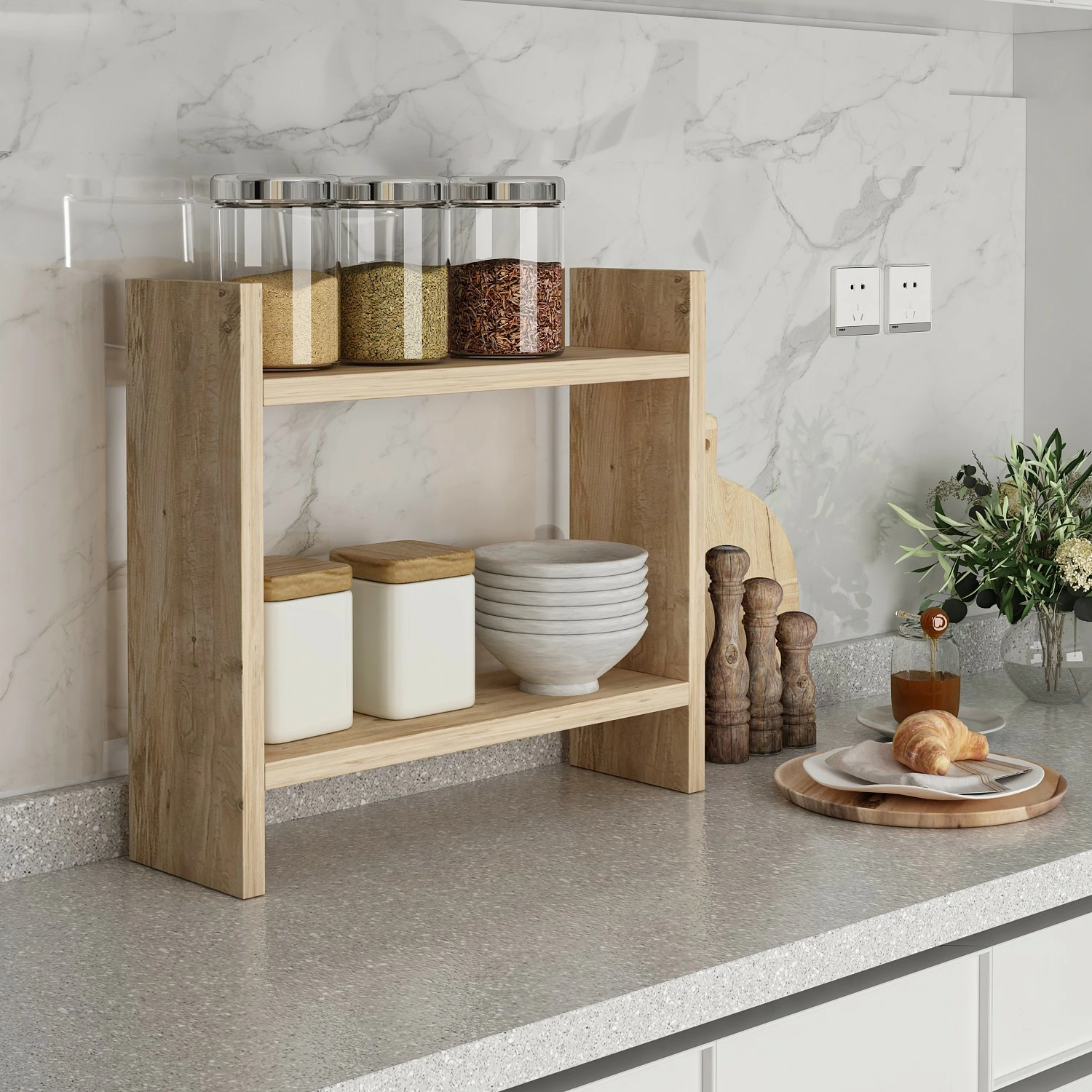 Raft kuzhine Hanah Home, ngjyrë Atlantic Pine, Denver