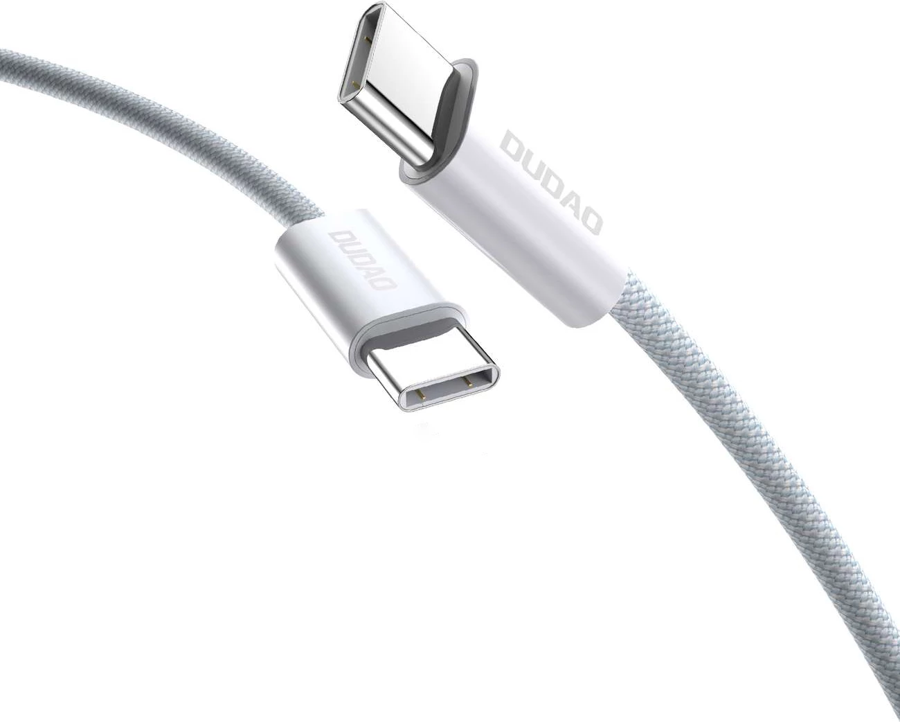 Kabllo USB-C në USB-C Dudao L6C, 2m, 30W, blu e çelët
