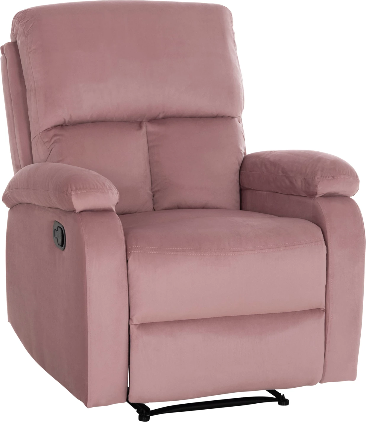 Fotelë relaksuese DIONI, kadife rozë, FH3296.02, 81x94x97cm