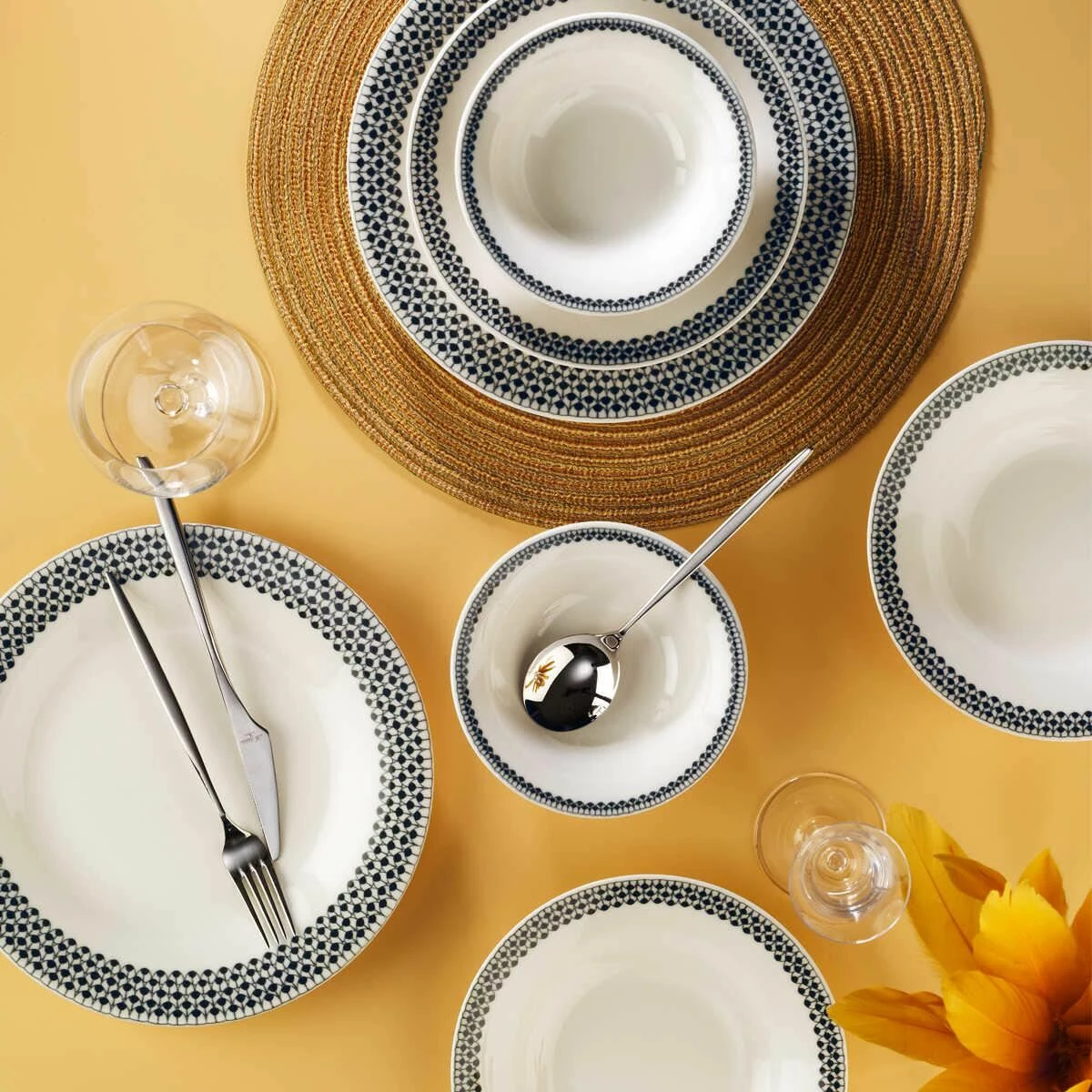 Set enësh për drekë (12 copë), Hermia Concept, 58YMT000793