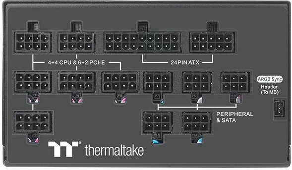 Kasë furnizimi Thermaltake Toughpower PF1 ARGB 1200W Platinum TT Premium Edition, Modular, me ndriçim ARGB
