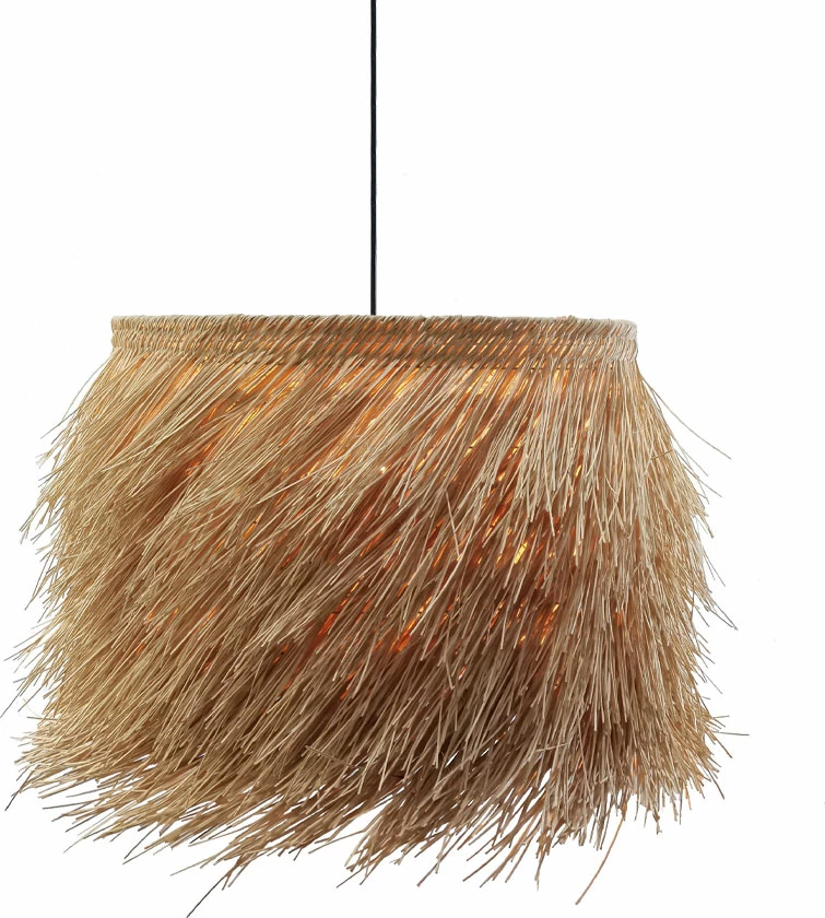 Llambë varëse MANILA, ratan natyral, 70x70x40cm