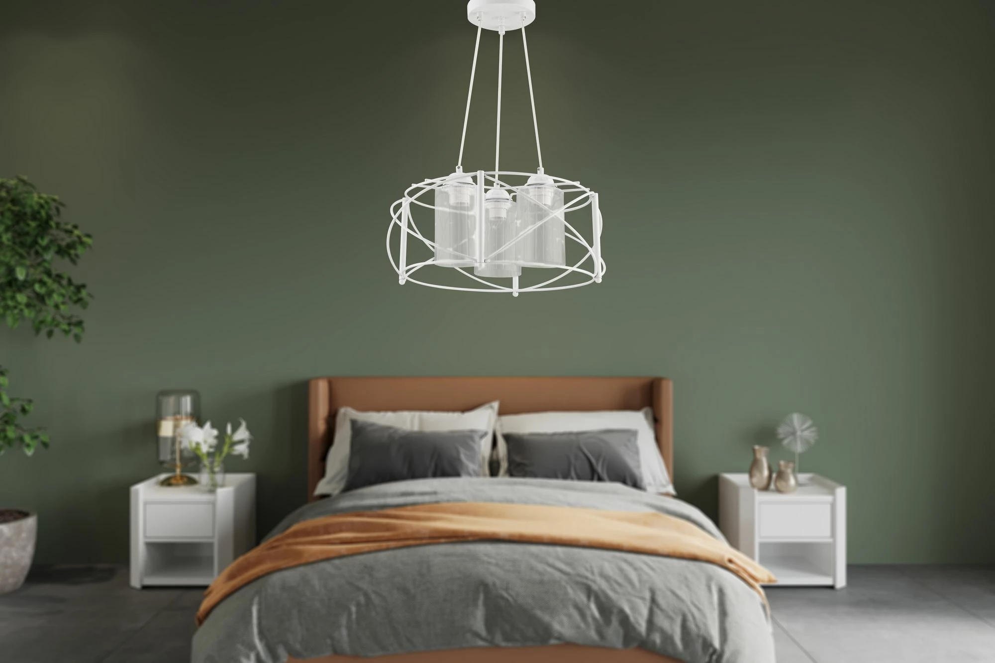 Llambë tavani Opviq, xham Dratkruh, e bardhë, transparente