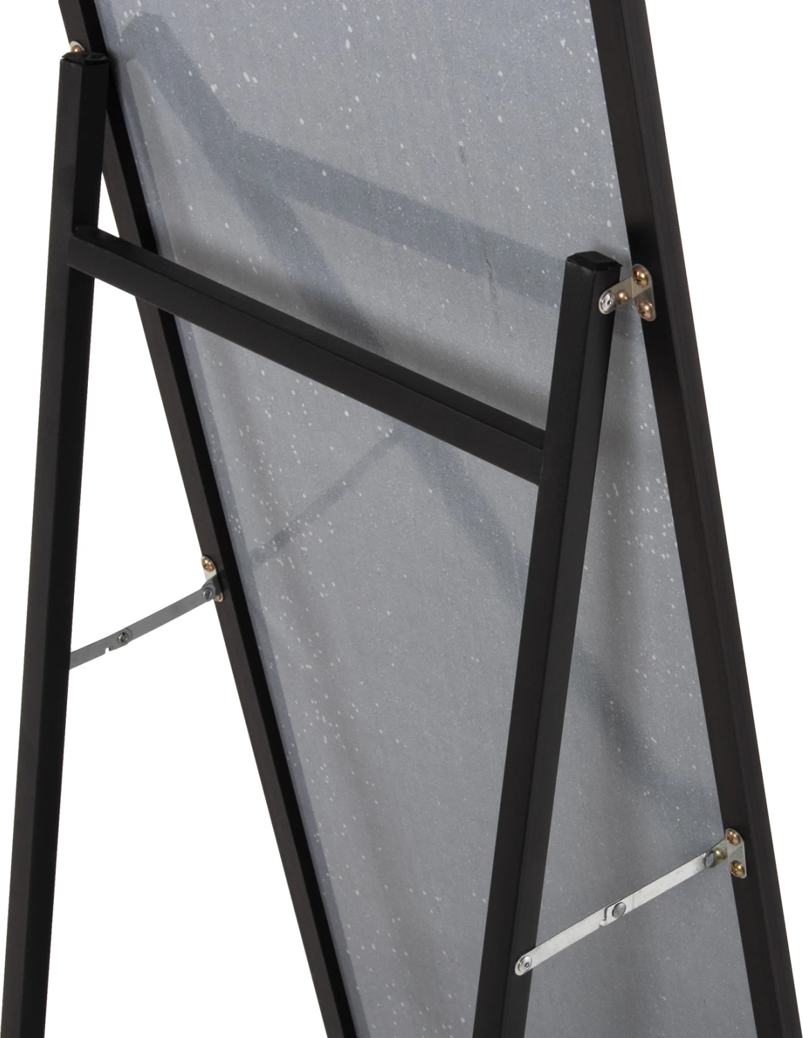 Pasqyrë qëndruese JOELY FH9578.01 kornizë alumini ngjyrë zezë 40x31x160Hcm