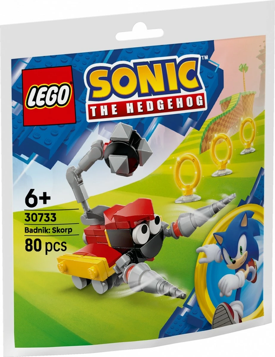 Set ndërtimi LEGO Sonic the Hedgehog 30733 Badnik: Skorp, 80 pjesë, 6+