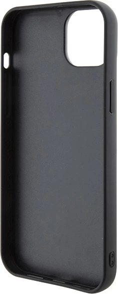 Mbështjellës Karl Lagerfeld 3D Rubber Multi Logo për iPhone 15 Plus, i zi