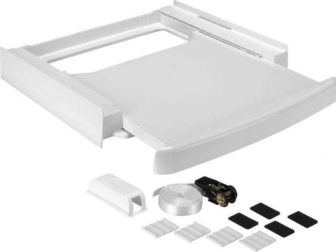 Aksesor Whirlpool SKS101 për lavatriçe dhe tharëse, me sirtar tërheqës, Bardhë