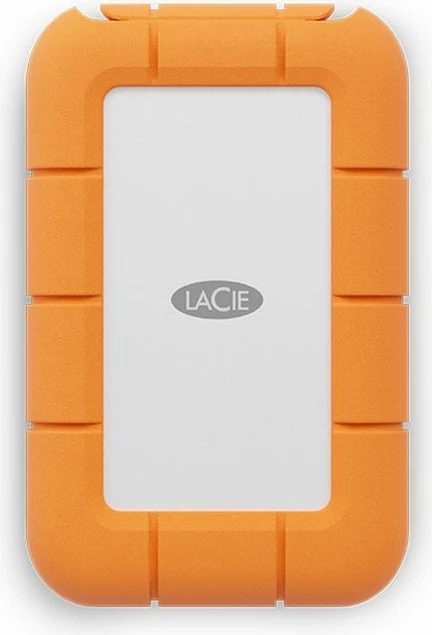 SSD ekstern LaCie Rugged Mini STMF1000400 1TB USB-C (USB 3.2 Gen 2x2) deri 2000MB/s, portokalli, me kabllo USB-C