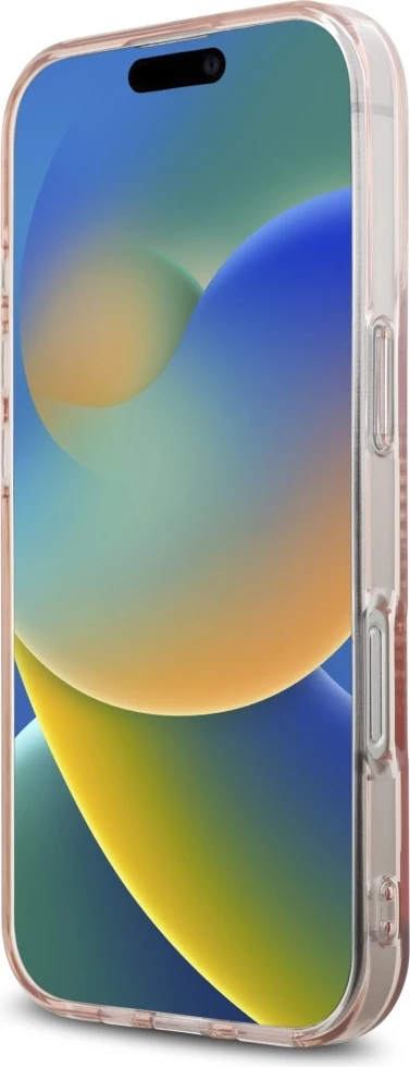 Mbështjellës Karl Lagerfeld IML Rhinestones Karl Head për iPhone 16 Pro, Rozë