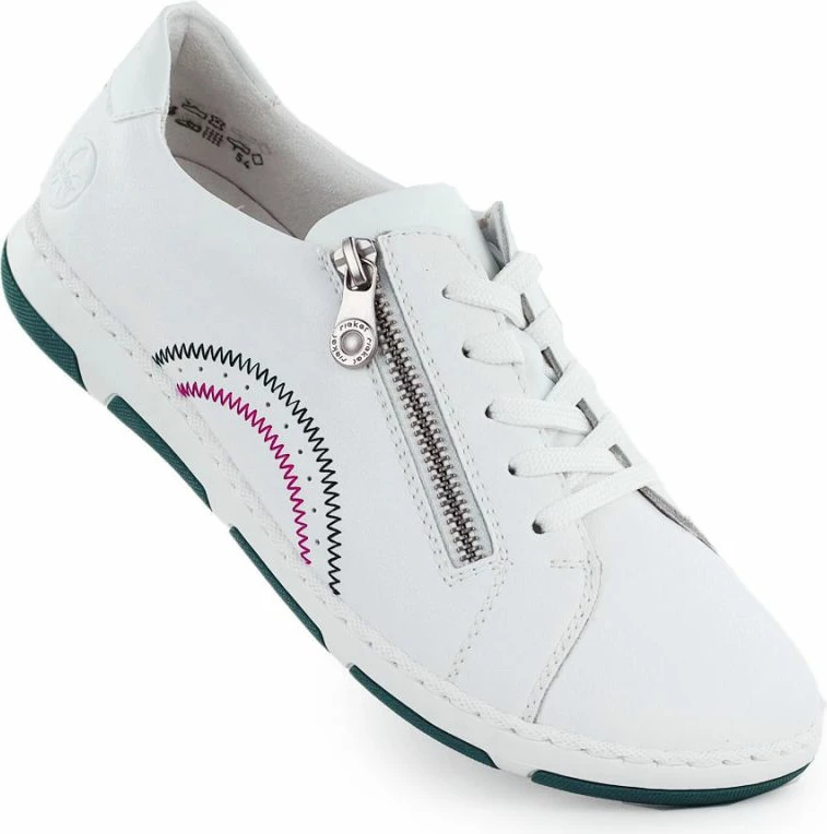 Çizme të shkurta për femra Rieker, të bardha