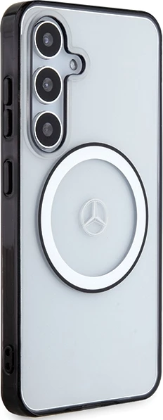 Mbështjellës Mercedes Printed Logo MagSafe për Samsung Galaxy S24, Transparent