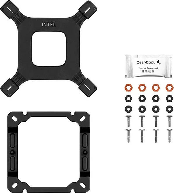 Ftohës ajri Deepcool AG500 Black ARGB V2, 120mm, me ndriçim LED, i zi