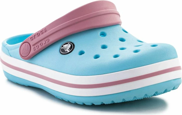 Papuqe për fëmijë Crocs, vjollcë dhe blu