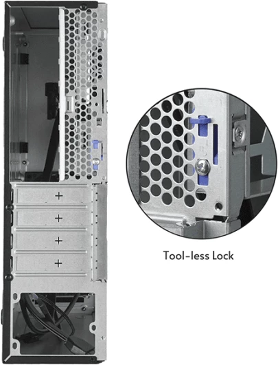 Kasë CHIEFTEC BE-10B-300 SFF mATX/Mini-ITX me furnizues 300W 80PLUS TFX, USB 3.2 Gen 1, e zezë