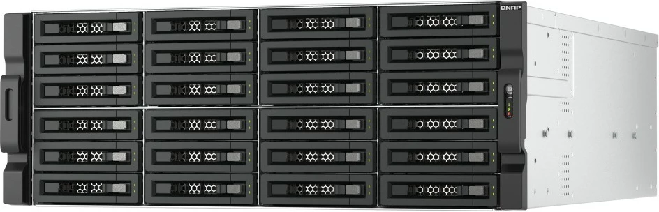 Kasë zgjeruese QNAP TL-R2400PES-RP, 24 vende, 4U, PCIe, SATA, e zezë
