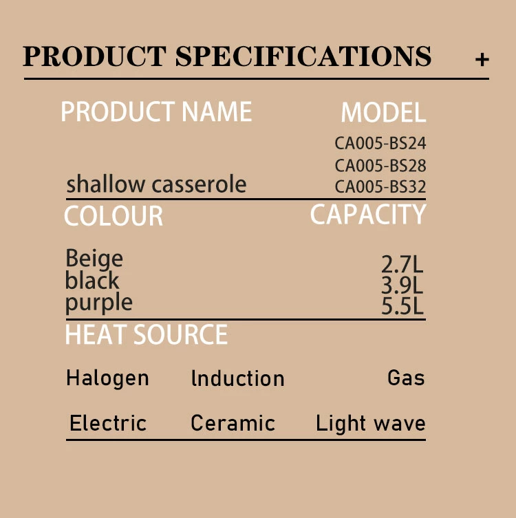 Tavë DSP CA005-BS24