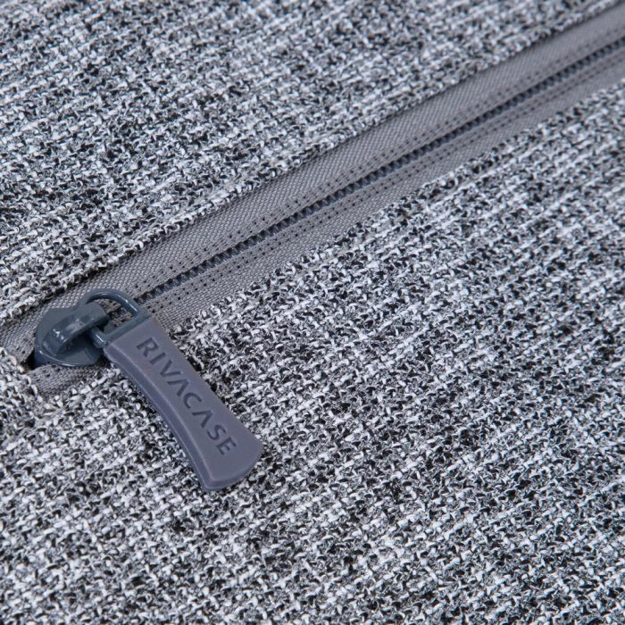 çantë laptopi RIVACASE 7913 13.3\", poliester waterproof, me doreza, gri e çelët
